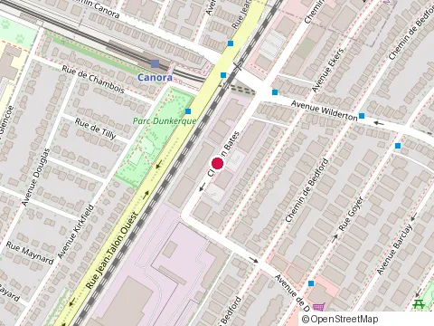 Location of Renfell Kosher Bakery at 2800 Chemin Bates, Montréal