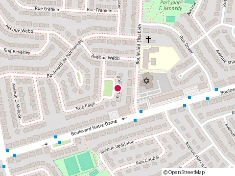 Location of Résidence Primavera at 1398 Place Page, Laval