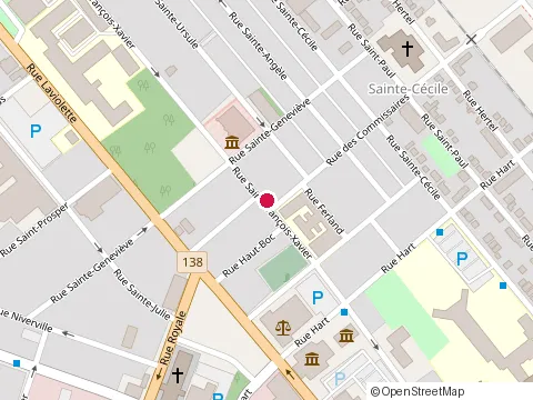 Location of Residence St-Francois, Trois-Rivières