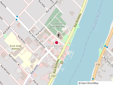 Location of Restaurant au Trait d'Union at 919 boulevard Laurier, Beloeil