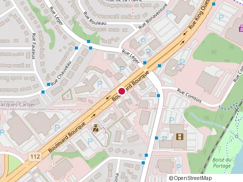 Location of Restaurant Bar Broue-Bouffe at 4200 Rue King O, Sherbrooke