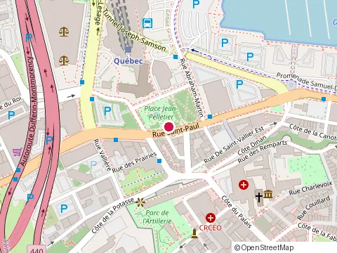 Location of Restaurant Chez Victor (St-Paul) at 300 Rue Saint-Paul, Québec