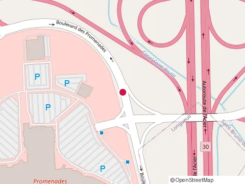 Location of Restaurant Deli-Quest at 111 boulevard des Promenades, Saint-Bruno