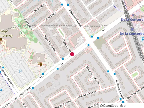 Location of Restaurant I Am Pho Laval at 1323 Boulevard de la Concorde O, Laval