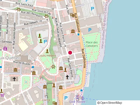 Location of Restaurant Initiale Inc at 54 Rue Saint-Pierre, Québec