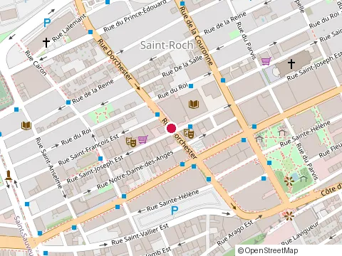 Location of Restaurant l'Utopie at 1/2-226  Rue Saint-Joseph Est, Québec