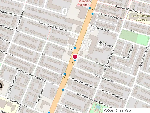 Location of Restaurant le Petit Quebec at 9100 Sherbrooke St E, Montréal