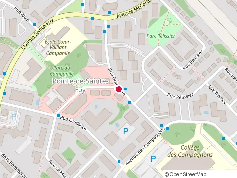 Location of Restaurant le Subtil at 893 Rue Grandjean, Québec