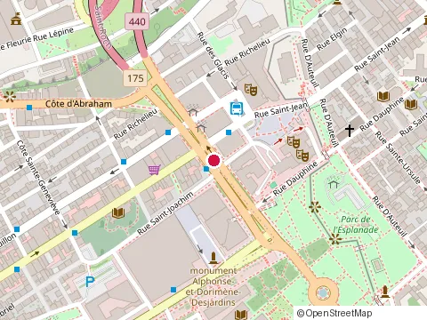 Location of Restaurant Poutineville Vieux Québec at 810 Boulevard Honoré-Mercier, Québec