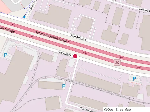 Location of Restaurant Sens at 1228 Rue Nobel, Boucherville