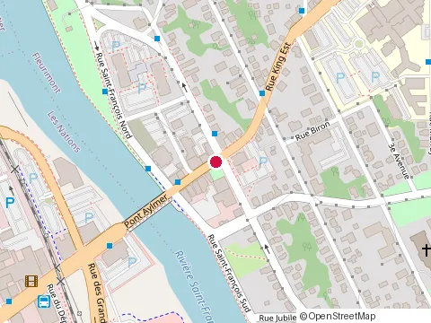 Location of Resto Cafe le Retro at 16 Rue King E, Sherbrooke