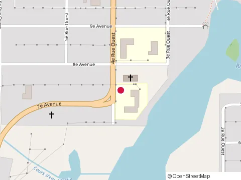 Location of Resto Centre-Ville Inc at 630 10E Ave, Senneterre