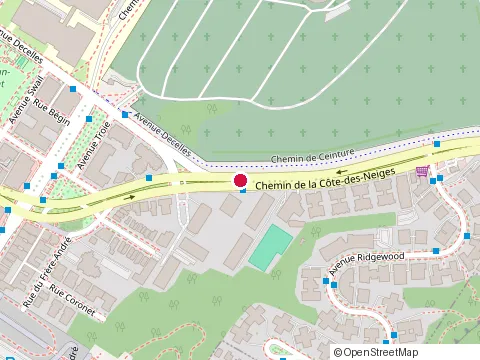 Location of Rockhill at 4858 Chemin de la Côte-des-Neiges, Montréal