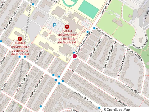 Location of Rolland Blais at 5016 avenue Roslyn, Montréal