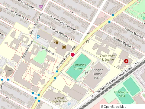 Location of Rôtisseries Benny & au Coq at 7070 Rue Sherbrooke E, Montréal