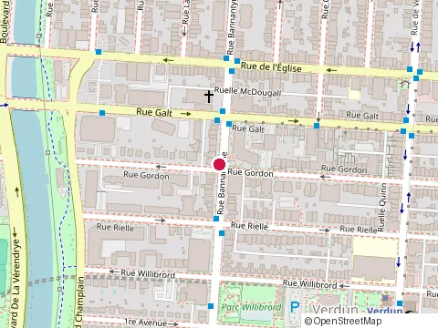 Location of Rôtisseries Coq-O-Bec at 4201 Rue Bannantyne, Verdun