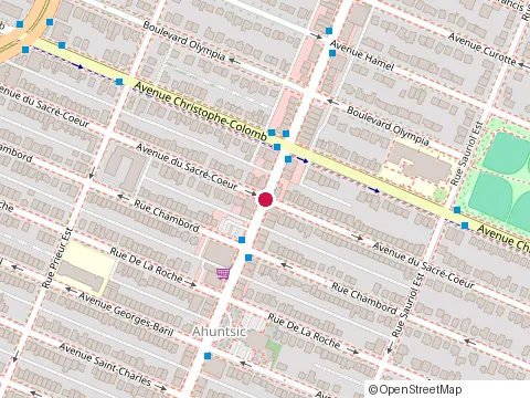 Location of Sacré Fût at 1345 Rue Fleury E, Montréal