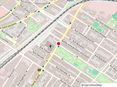 Location of Saint Pizza ( Formerly Ffpizza ) Saint Henri at 4400 rue Notre Dame O, Montréal