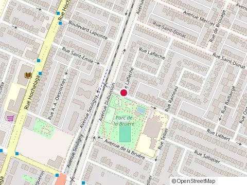 Location of Saint-François-d'Assise Primary School at 2150 Rue Liébert, Montréal