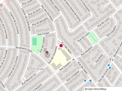 Location of Saint-Gilles Ecole at 226 Rue des Alpes, Laval