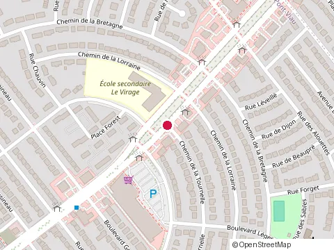 Location of Saint-Jean Ecole at 200 boulevard de la Concorde E, Laval