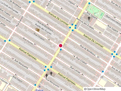 Location of San Pietro at 1950 Rue Jean-Talon E, Montréal