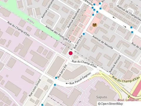 Location of Sandwich Damarco at 6975 Rue Jarry E, Saint-Léonard
