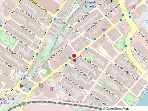 Location of Satay Brothers Resto 3721 Notre-Dame at 3721 rue Notre Dame O, Montréal