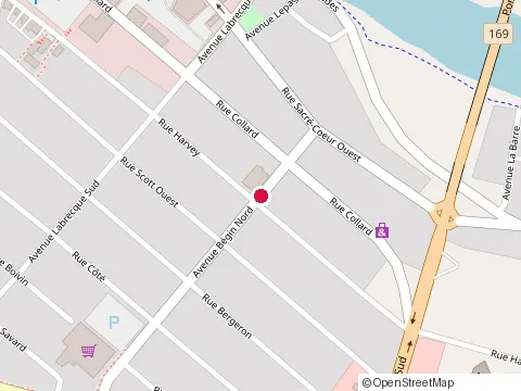 Location of Service d'Audiologie - Clinique Multisens at 145 Avenue Bégin S, Alma