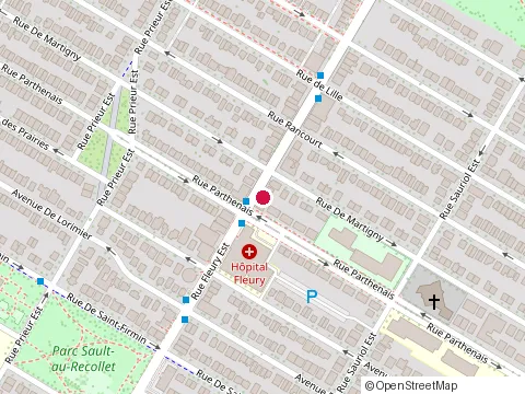 Location of Services Financiers Lefebvre et Gervais at 2224 Rue Fleury E, Montréal
