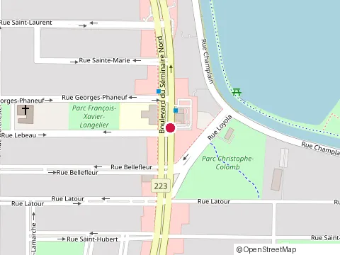 Location of Siam St-Jean-Sur-Richelieu at 725 Bd du Séminaire N, Saint-Jean-sur-Richelieu