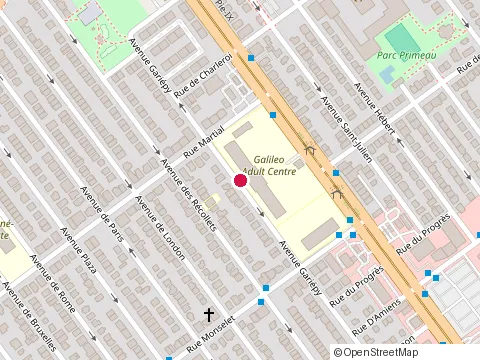 Location of Sir Wilfrid Laurier Ecole at 10921 avenue Gariepy, Montreal-Nord