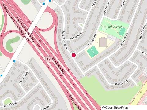Location of Sir Wilfrid Laurier School Board at 3900  Rue Nicole, Laval