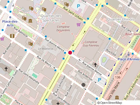 Location of Sogemec Assurances, Montréal