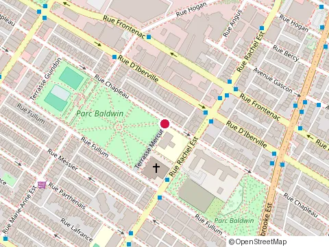 Location of St-Louis-de-Gonzague Ecole at 2430 Tsse Mercure, Montréal