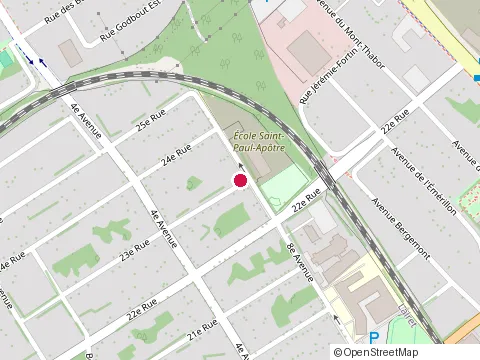 Location of St-Paul-Apotre Ecoles at 2352 8E Av, Québec