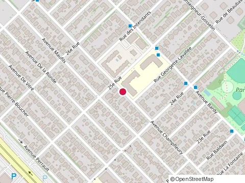 Location of St-Pie X 1Er Cycle at 2490 avenue Champfleury, Québec