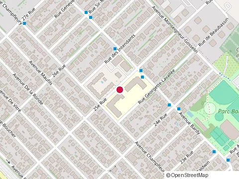 Location of St-Pie X 2E Cycle at 1990 25E Rue, Québec