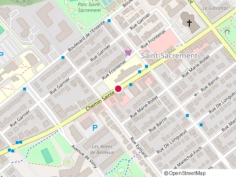 Location of St-Sacrement Ecoles Primaires at 1430 chemin Sainte-Foy, Québec