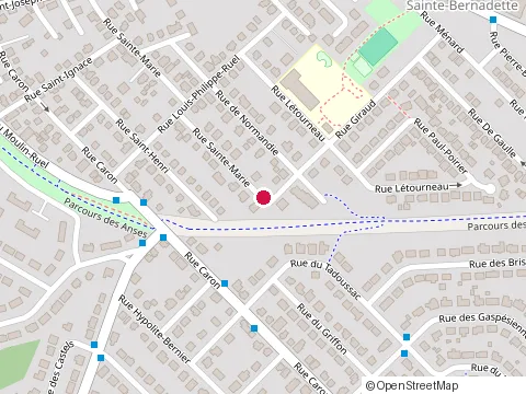 Location of Stratos Pizzeria at 40 Rue Giraud, Lévis