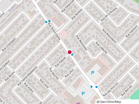 Location of Stratos Pizzeria at 1914 Rue Notre-Dame, L'Ancienne-Lorette