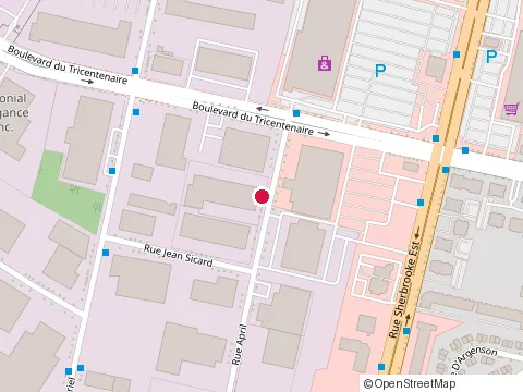Location of Structure Marine Amarco Inc at Rue April Rivière-des-Prairies 12645, Pointe-aux-Trembles