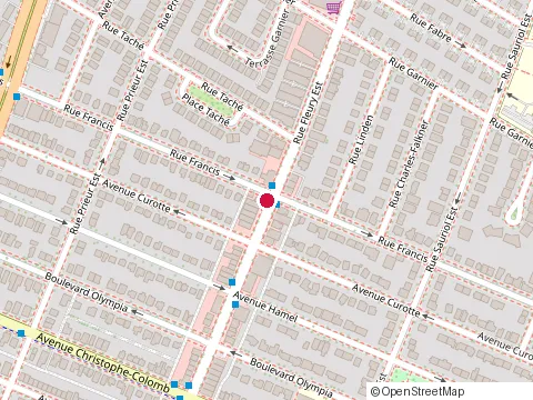 Location of Sweet Isabelle Montréal at 1584 Rue Fleury E, Montréal
