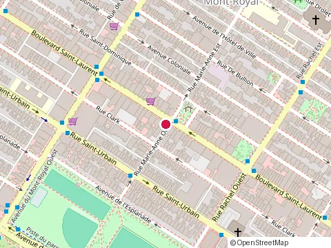 Location of Swing Connexion Logo at 4475 Boulevard Saint-Laurent, Montréal