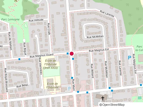 Location of Syndicat des Travailleurs (Euses) de la Construction de l'Outaouais (Csn) at 408 Rue Main, Gatineau