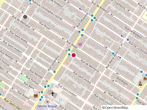 Location of Tampopo at 4449 Rue de Mentana, Montréal