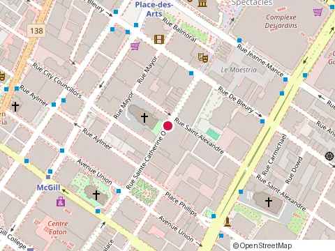 Location of Technorm Inc at 460 Rue Sainte-Catherine O, Montréal