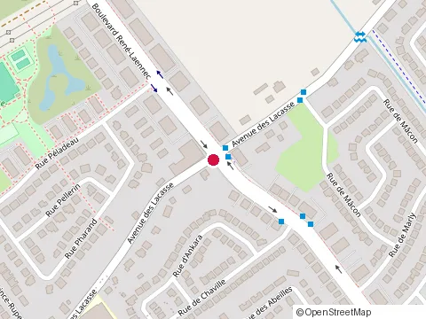 Location of Terry Fox Ecole at 900 avenue des Lacasse, Laval