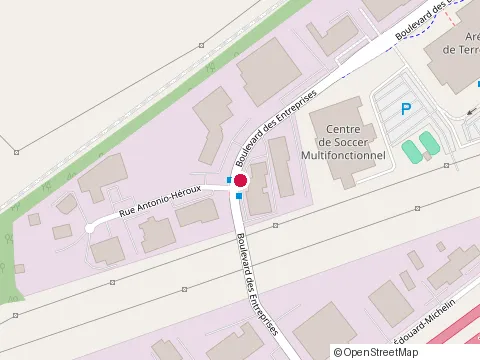 Location of Timber Block Inc at 600 Bombardier, Montréal