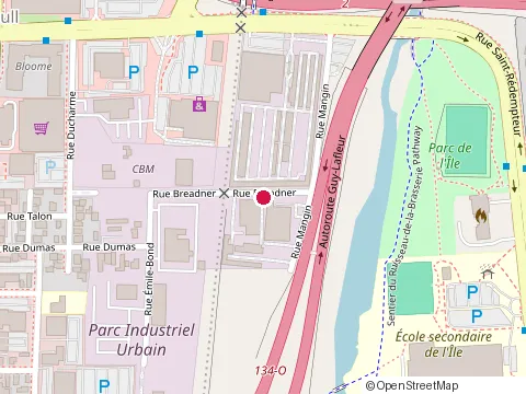 Location of Toiture Morin - Division Gatineau at 55 Rue Breadner, Gatineau